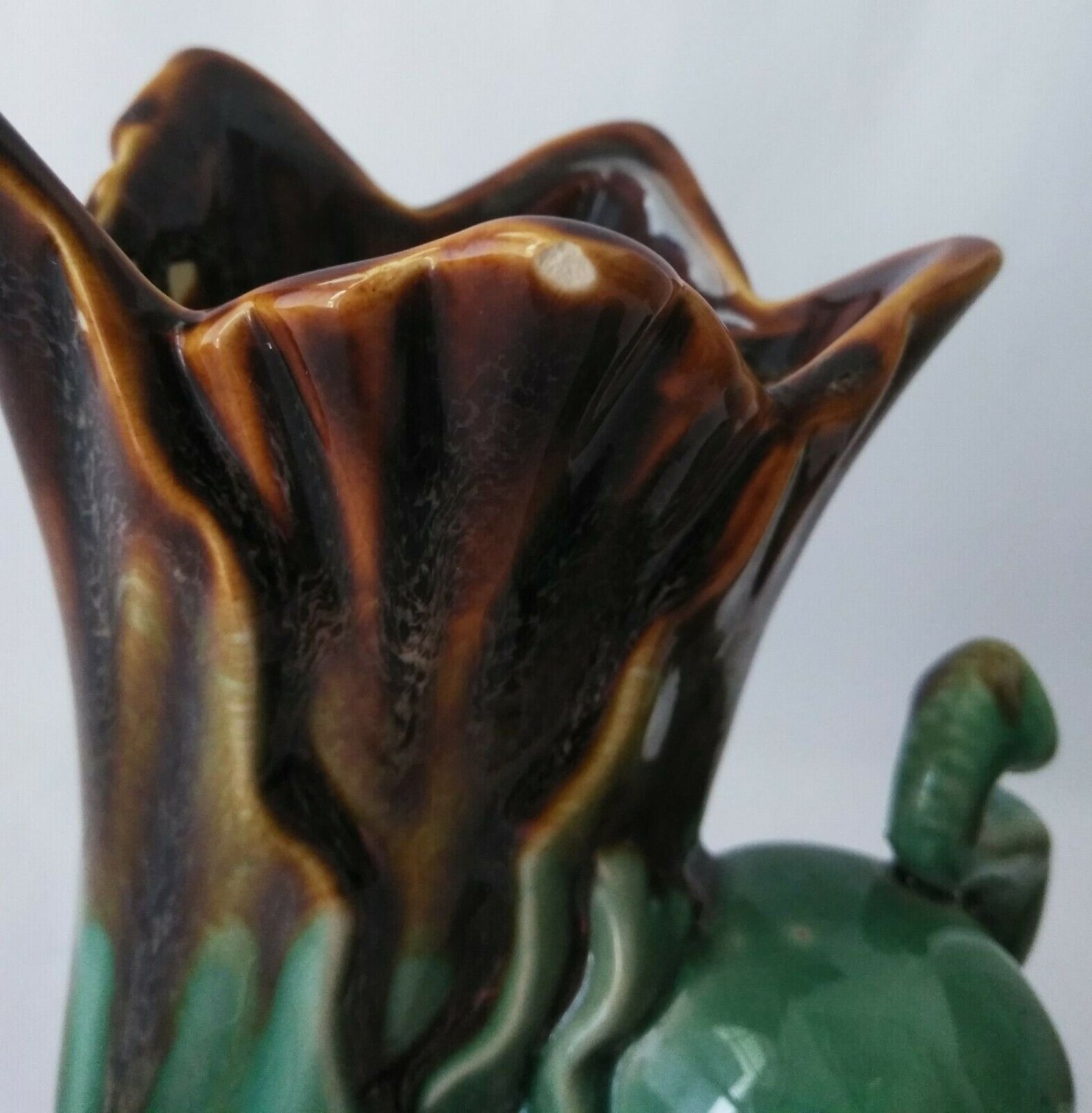 Vintage Ceramic Elephant Vase Mid Century Art Pottery Ceramic Etsy