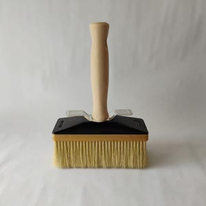 Natural Bristle Block Brush, Hog Hair Bristles Wood Handle 6 x 2 x 2 Pure Bristle Block Brush Wood Handle, New Large Paint Brush