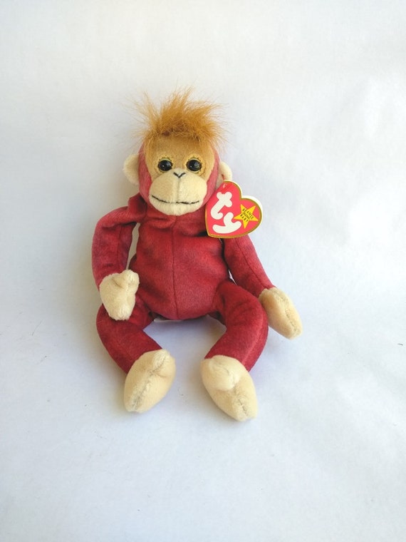 ORIGINAL VERSION MINT with MINT TAGS TY VINES the MONKEY BEANIE BABY