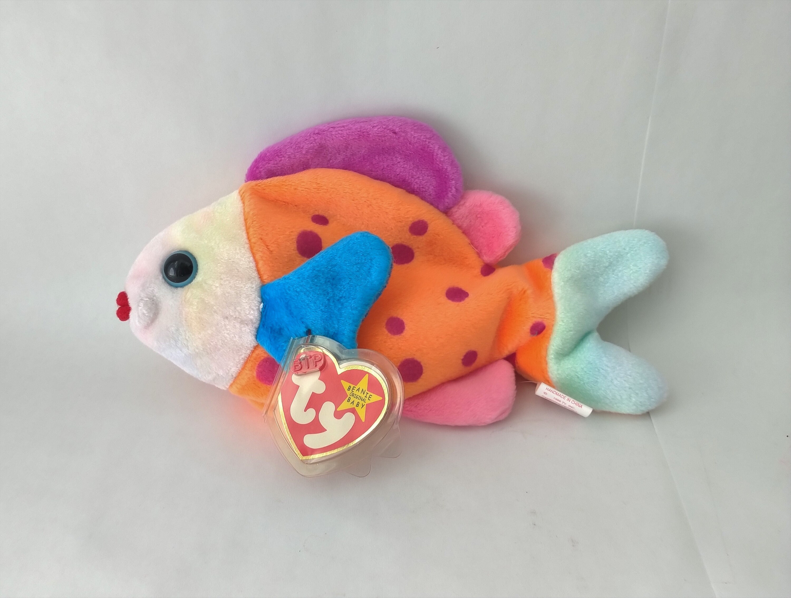 Ty Beanie Baby Lips the Fish Born March 15 1999 The Beanie Etsy
