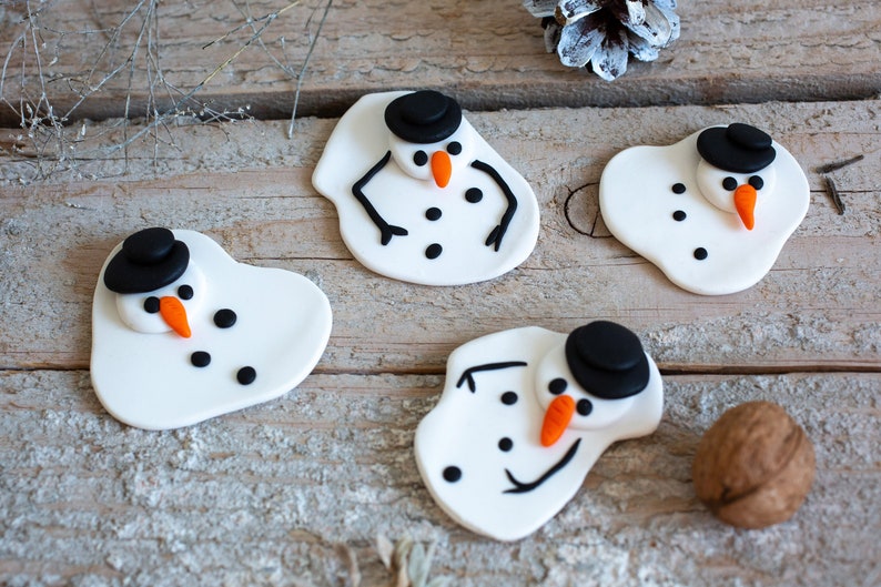 Fridge Snowman Christmas Winter Etsy