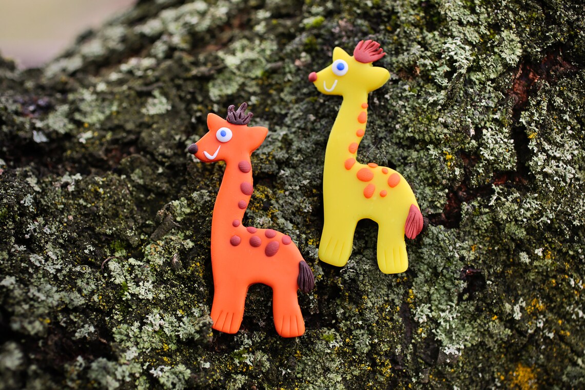 Giraffe magnet Kitchen decor Animal magnet Refrigerator | Etsy