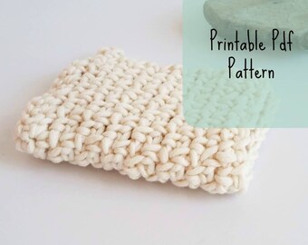 Crochet Wash Cloth Pattern, baby shower gift, || Wash Me Clean Washcloth|| Baby Pattern, PDF file, Crochet pattern, Downloadable Project