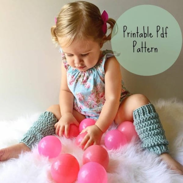 Baby Leg Warmers, Printable Pattern, ||Wool Me Baby|| Crochet baby Leg warmers, babyshower gifts, PDF file Only, Crochet Leg Warmers Pattern