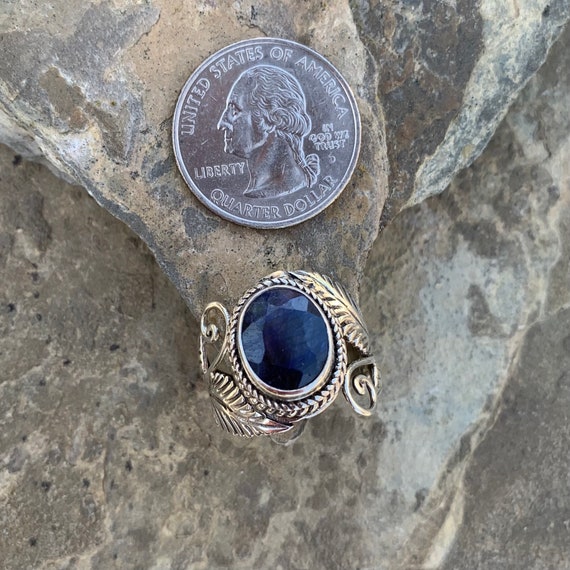 Lapis Lazuli Ring / Size 10 1/2 Ring / Lapis Lazu… - image 6