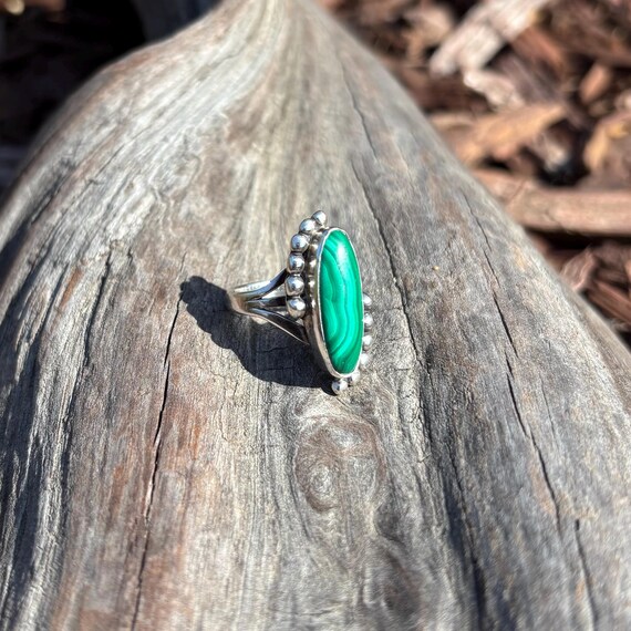 R Bennett / Malachite Ring / Malachite Ring / Rin… - image 2