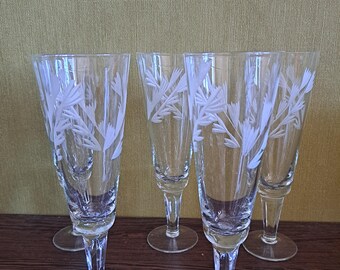 Bicchieri da liquore vintage in vetro viola e trasparente tagliato a mano, bicchiere da bere in vetro lilla, anni '70, apparecchiatura da tavola, servizio vintage, idea regalo