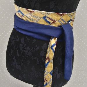 OOAK/ Artsy Tie belt /necklace/shawl/Endladesign/Handmade/fantasy/bridesmaid tie belt