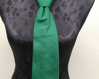 Grüne Vintage Krawatte 70er Jahre/Braut/Krawatte