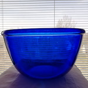 Vintage Kobaltblaue Schale
