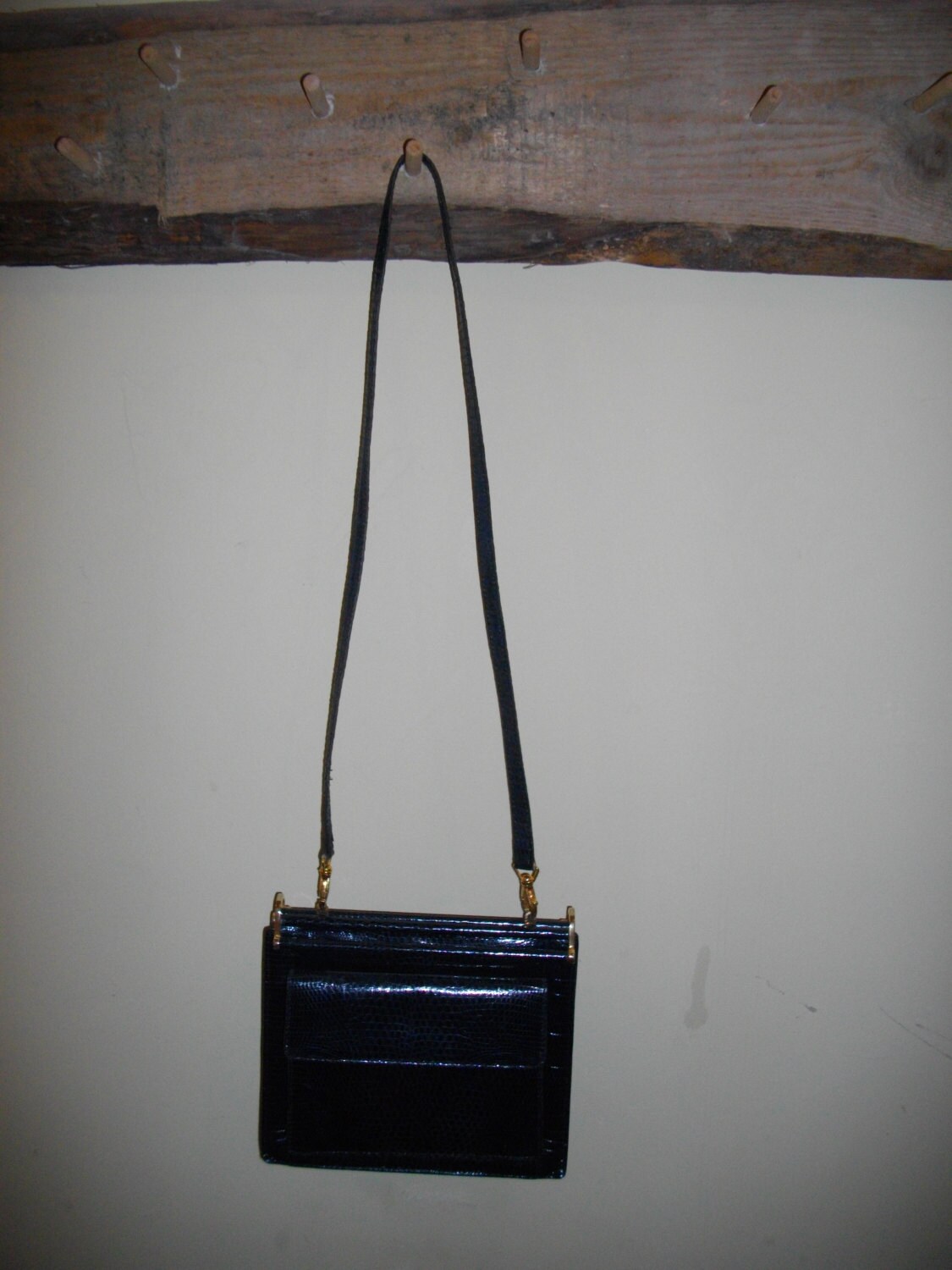 Blue Snake Leather Beauty/ Vintage 50 S Bag/unique Elegant Bag/romantic ...