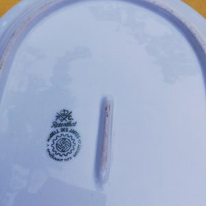 10 Inch Oval Serving Platter Rosenthal Sanssouci White Made in Germany Vintage 1940