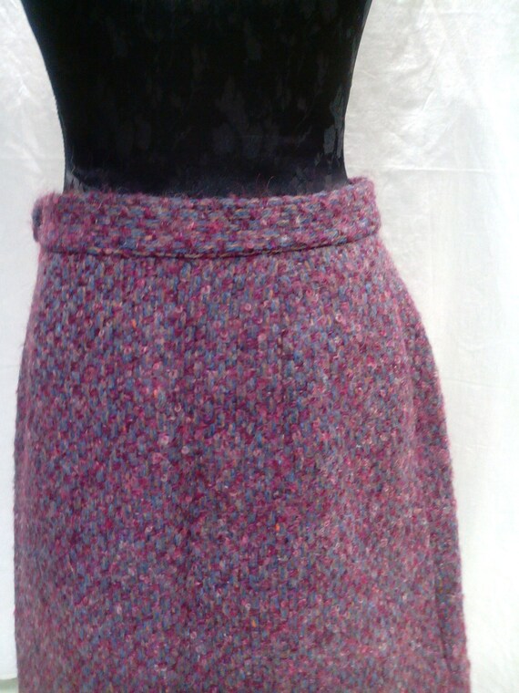 Sale 50% off/Woolen mini Skirt /Unique/ women/vin… - image 2