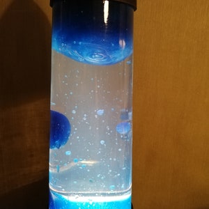 Cobalt Blue glass, electric lamp  ,Vintage Glass, Gift Idea, Blue Home Decor, Farmhouse Cottage Decor.