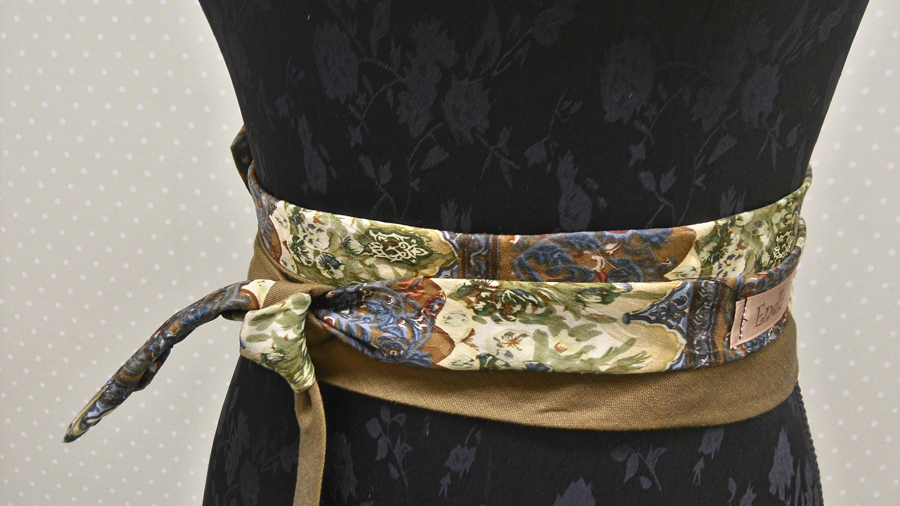 OOAK/ Artsy Tie Belt /necklace/shawl/endladesign/handmade  display picture 2