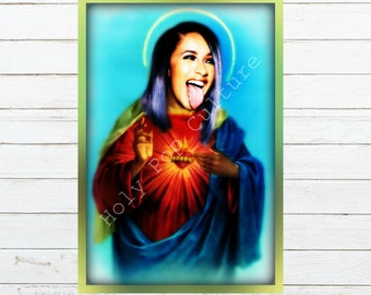 Saint Cardi B Prayer Candle • Digital Download