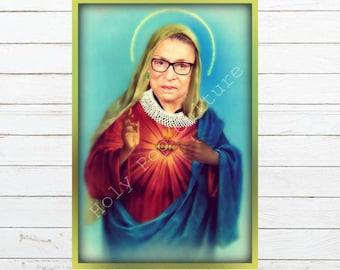 Saint RBG Prayer Candle • Ruth Bader Ginsburg • Digital Download