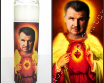 Saint Mike Ditka Prayer Candle DIGITAL DOWNLOAD ONLY