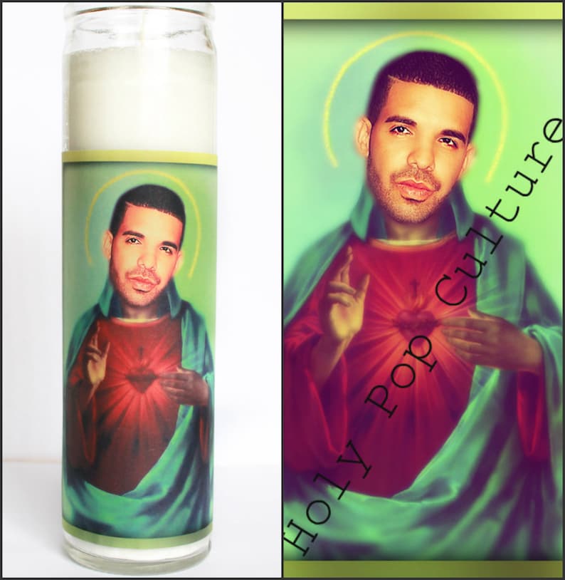 Saint Drake Prayer Candle STICKER ONLY DIY image 1