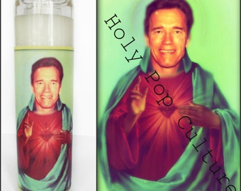 Saint Arnold Schwarzenegger Prayer Candle DIGITAL DOWNLOAD ONLY