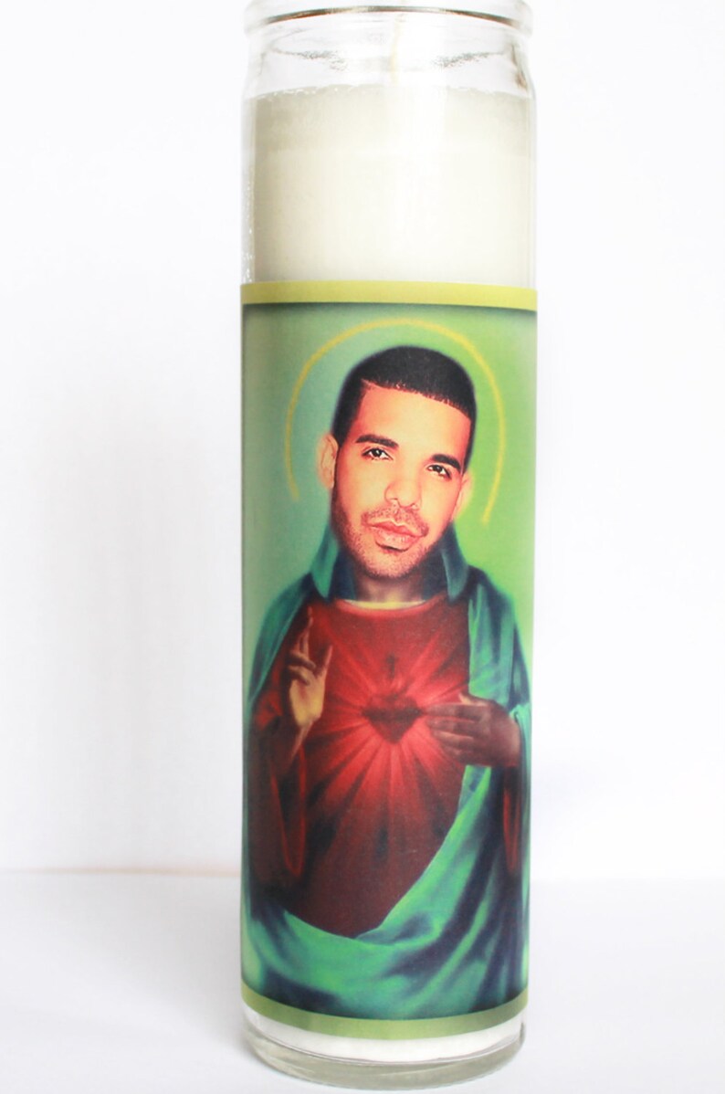 Saint Drake Prayer Candle STICKER ONLY DIY image 2