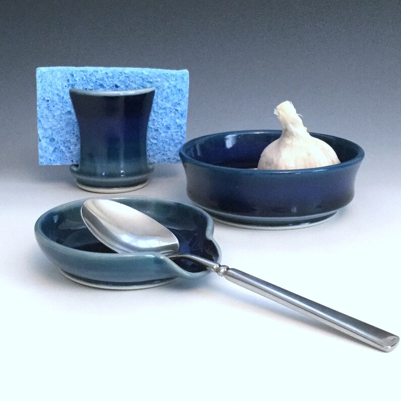 Blue Garlic Grater Bowl Porcelain Oil Dipping Bowl Ceramic Etsy