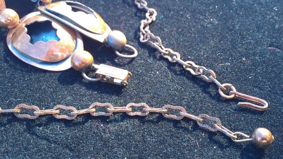 Copper necklace and bracelet set - image 4