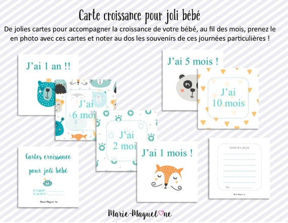 Cartes Bleu Pour Bebe Cartes De Croissance Noter Etsy Cartes Bleu Pour Bebe Cartes De Croissance Noter Etsy