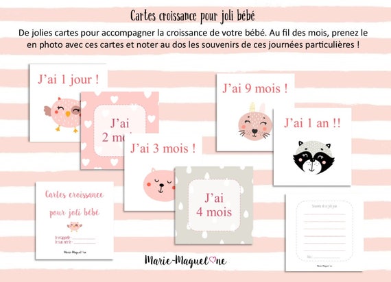 Cartes Rose Pour Bebe Cartes De Croissance Noter Etsy Cartes Rose Pour Bebe Cartes De Croissance Noter Etsy
