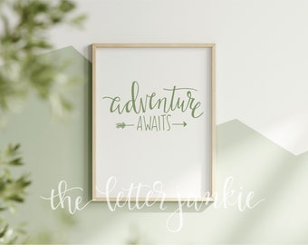 Adventure Awaits Art Print