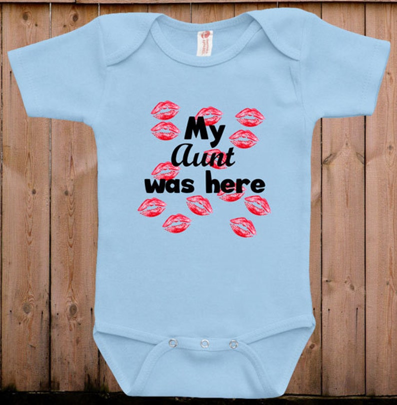 Funny baby clothes baby gift My aunt was here baby shower gift Etsy