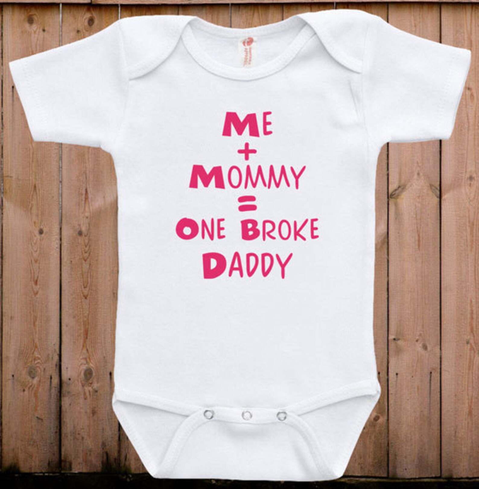 Funny baby clothes newborn baby clothes me and mommy broke Etsy