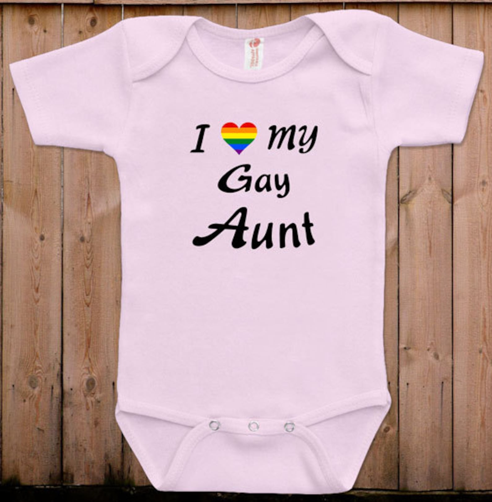 Funny Baby Clothes Newborn Baby Clothes I Love My Gay Aunt Etsy