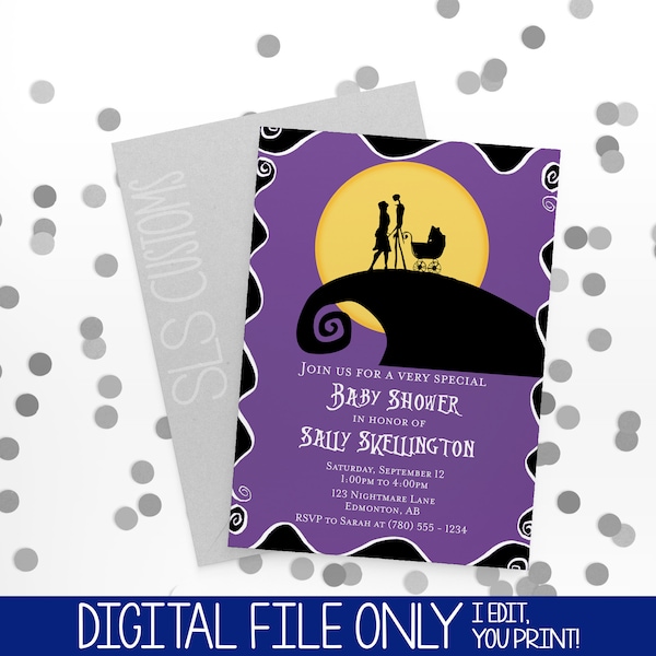 Nightmare Before Christamass Baby Shower - Etsy