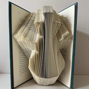 Book Fold Pattern, Snowman Sculpture, Mark and Measure, Tried and Tested, Instant Download, Fold Your Own Book, Simple Pattern, Pattern Book