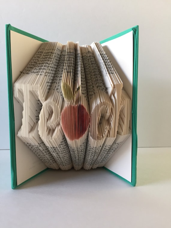 Teach Sculpture, Classroom Decoration, New Teacher Gift, Graduation Present, Unique Present, Gift for Book Lover, Loves to Teach, Teach Gift