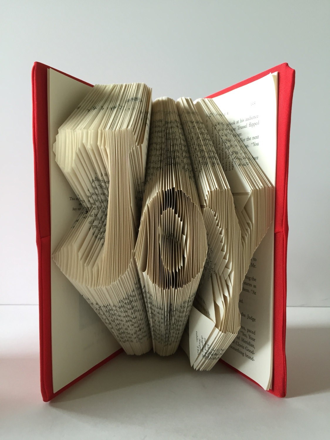 Eagle sculpture Carved pages Folded book pages into Eagle American ...