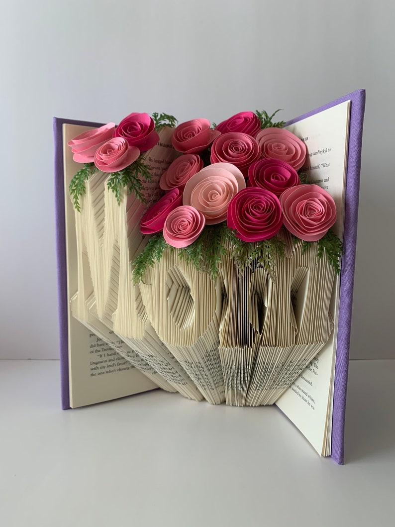 Gift for Mom Mom Sculpture With Paper Flowers Birthday Gift Etsy