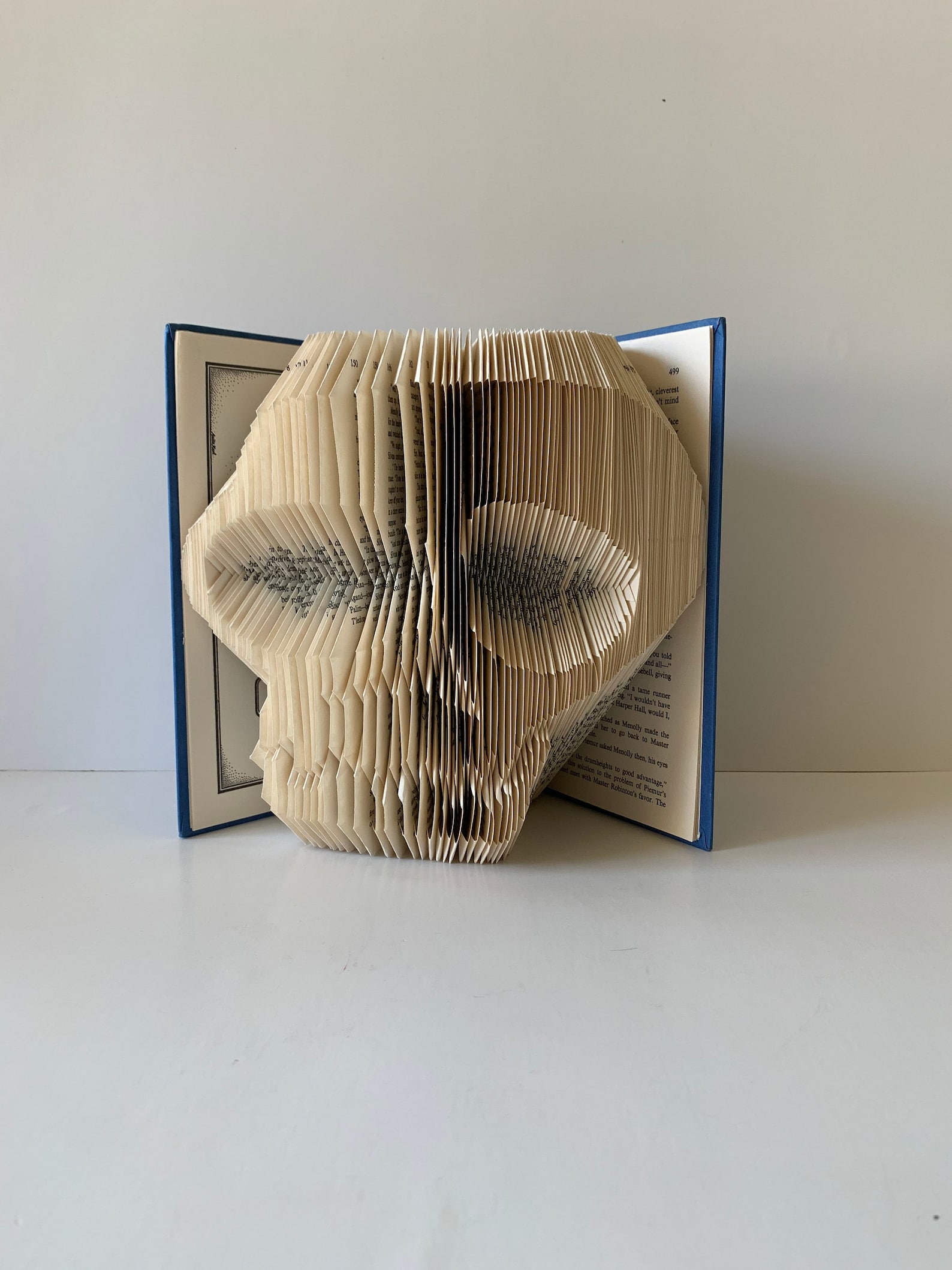 Book Folding Pattern, Book Sculpture, Mark and Measure, Instant ...
