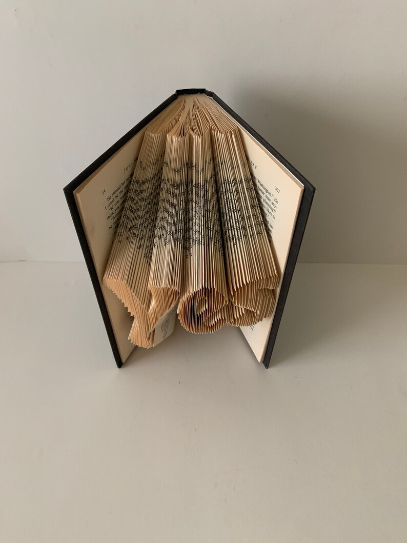 Yes Sculpture Carved Pages Books With Words Formed From The Etsy