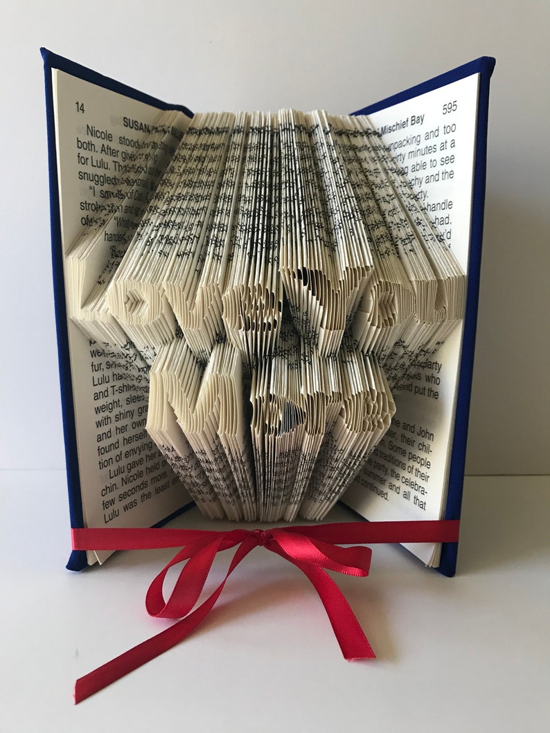 Love You More Book Sculpture Folded Book Pages Into Words Etsy Love You More Book Sculpture Folded Book Pages Into Words Etsy