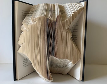 10 Book Folding PATTERNS create your own folded book art SET 3 ~ £1.50 a pattern 
