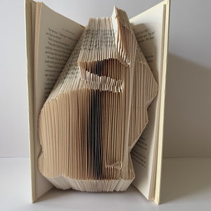 Bunny Sculpture Book Folding Pattern Mark and Measure Tried and Tested ...