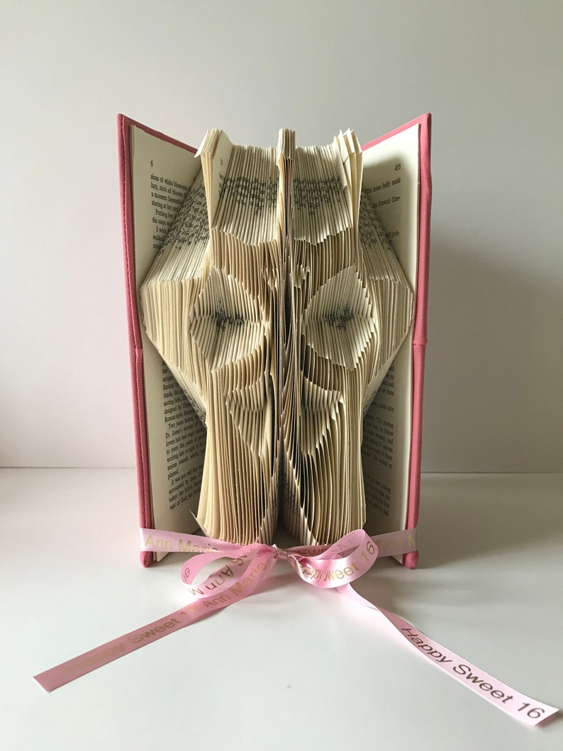Add-On Ribbon to a book fold order Customized ribbon Printed ribbon Add your words up to 35 characters Party gift and wrap Giftwithtreasures
