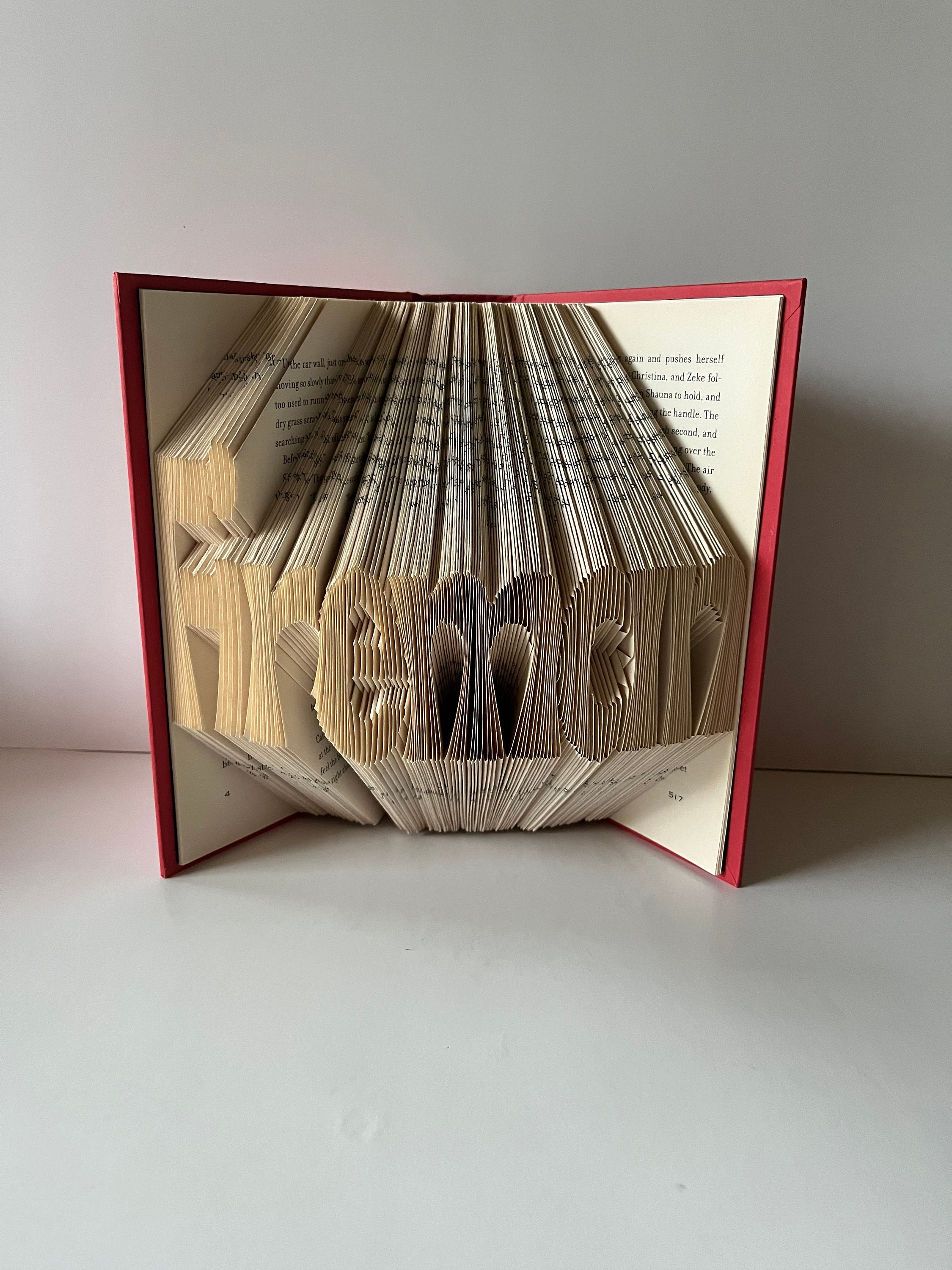 Book Folding Pattern, Pattern Book, Fold Your Own Book, Mark and ...