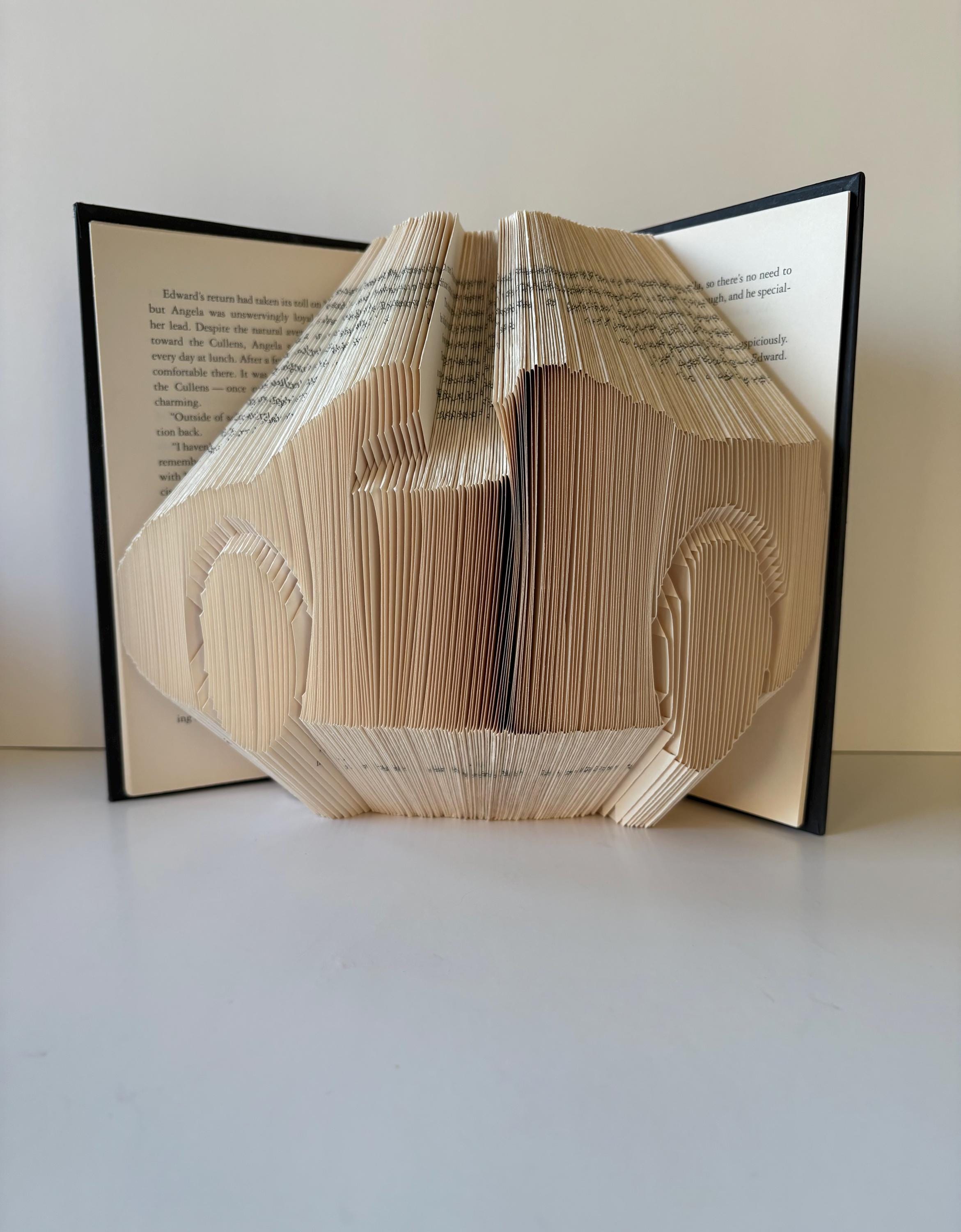 Sportscar Sculpture, Unique Book Art, Office Decor, Accent Bookshelf ...