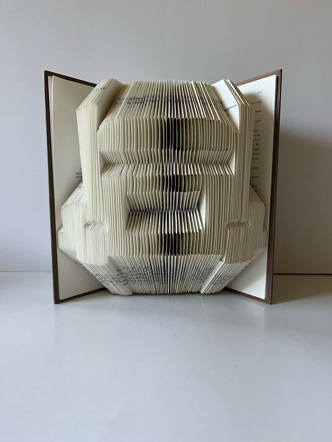 Book Fold Pattern, Book Sculpture, Book Art, Pattern Book, Tried and ...
