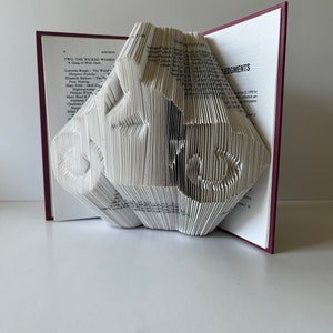 Book Folding Pattern, Book Sculpture, Pattern Book, Mark and Measure ...