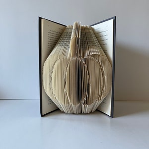 Book Folding Pattern, Pumpkin Sculpture, Book Art, Mark and Measure ...