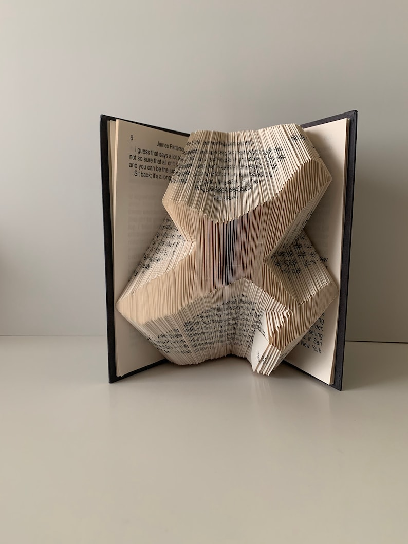 Airplane Pattern Book Sculpture Fold Your Own Book Pattern Book Book ...